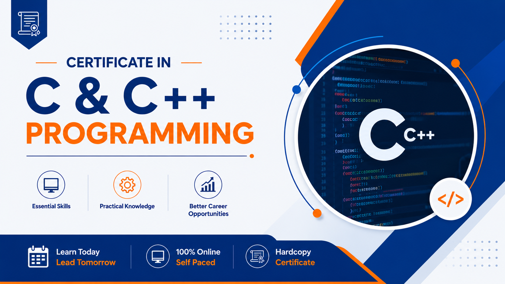 Certificate in C & C++ Programming