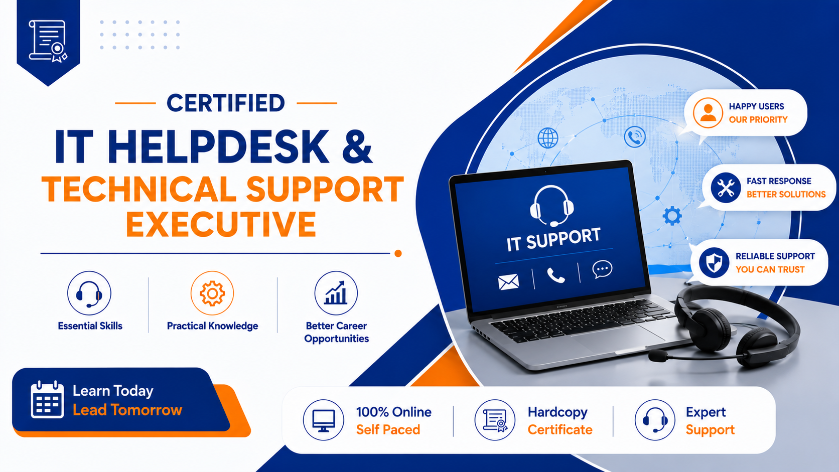 Certified IT Helpdesk & Technical Support executive